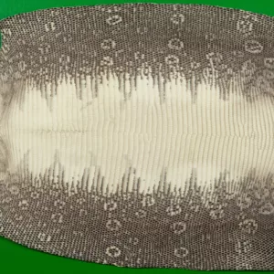 Matte lizard leather with pattern